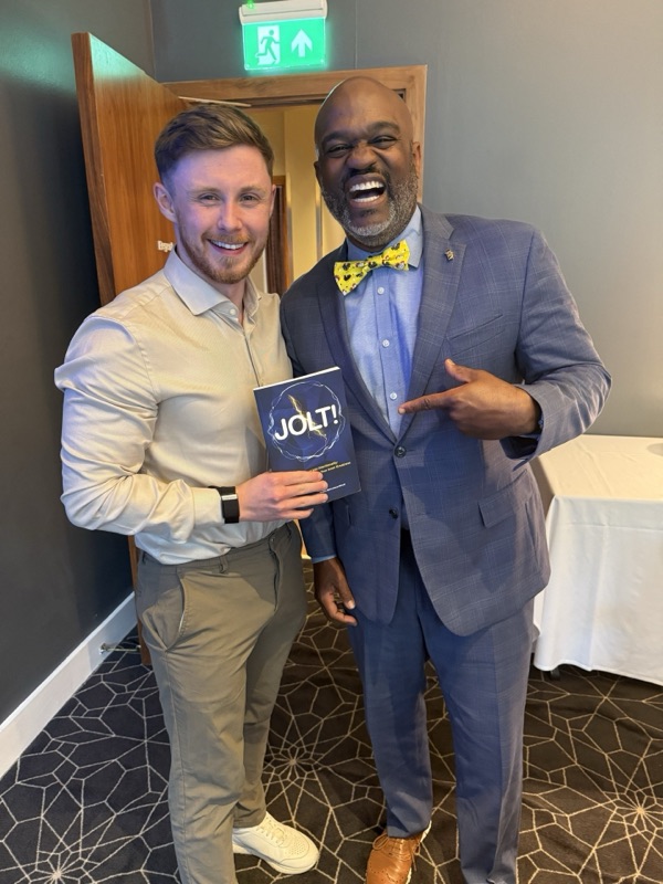Lewis Hunter with Larry Long Jr